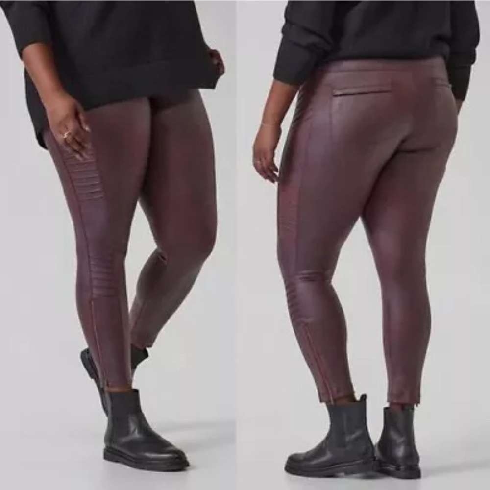 ATHLETA Delancey Gleam Moto Tight PLUS SIZE 2X DECADENT CHOCOLATE